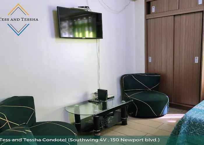 Tess And Tessha Condotel Near T3 Airport